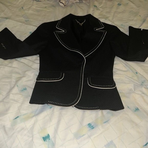 Bebe black/white blazer NWOT - Picture 17 of 17